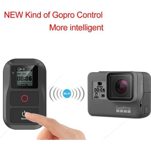 Waterproof Wireless WiFi Remote For Gopro Hero 8 7 4 Session Go pro 5 6 3+ Smart Remote Control Charging Cable