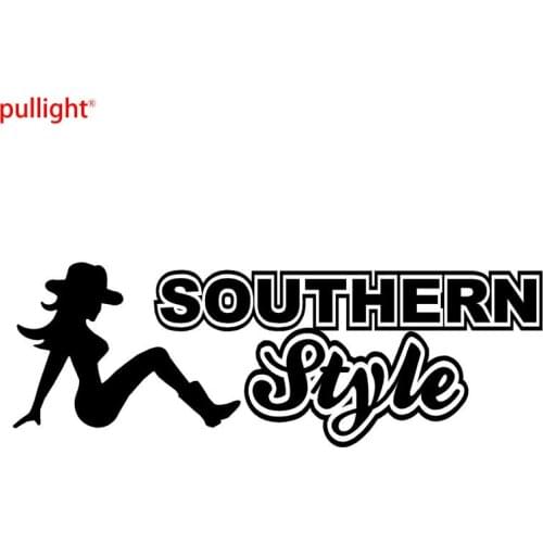15CM*5CM Southern Style Sexy Mudflap Country Girl Vinyl Decals Car Stickers Motorcycle SUVs Bumper Car Styling Accessories