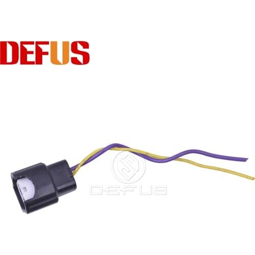 DEFUS 4X EV14 EV6 Adapter Top Slot Fuel injector Connector Plug For Normal Fuel Injector 0280158117 Nozzle Socket Replacement