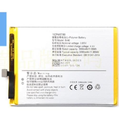 3080mah B-A0 battery For VIVO V3MAX VIVO V3 MAX Cell phone batteries +Number tracking