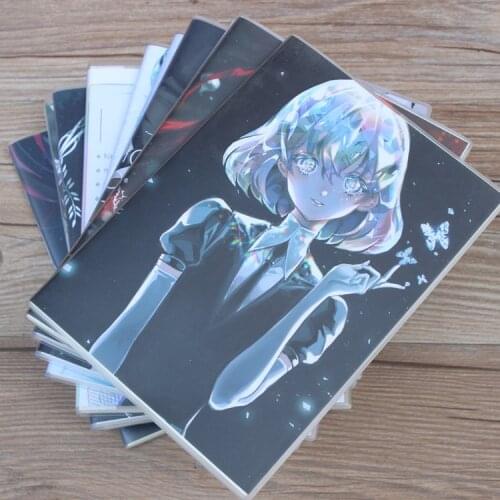 Anime Land Of The Lustrous Cute Cartoon Daily Pocket Diary Weekly Planner Notebooks Office School Gifts Cosplay Props Unisex