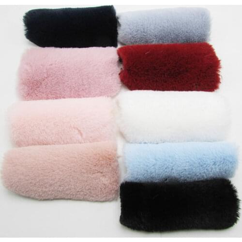 9*5cm Imitation Rabbit Fur Fabric Flake DIY Craft Supplies Kids Hair Pin Accessories Headwear Material Ornaments Clothing Sewing