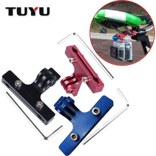TUYU Gopro Bike Racing Saddle Mount Rails Seat Clip Gopro Hero 9 8 7 6 5 4 SJ4000 XIAO MI YI 4K Eken h9r Accessories
