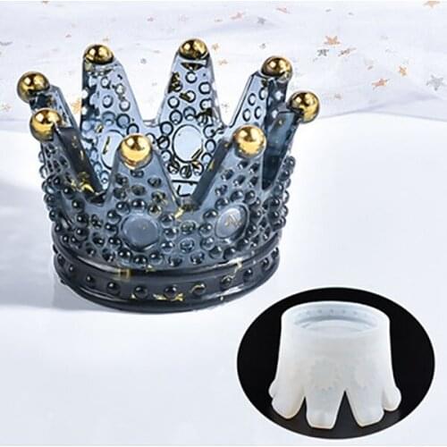 Multifunctional 3D Crown Silicone Mold for Resin Molds Epoxy UV DIY Resin Storage Box Craft Home Decoration Handmade Tools