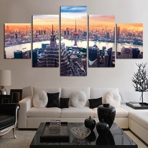 HD Printed The European cities construction scenery canvas Painting room decor print poster Modular wall Picture no frame FA493