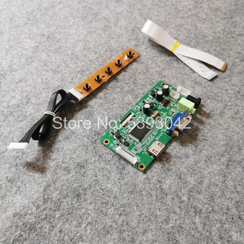For B156XTN03.5 B156XTN04.0 notebook PC panel WLED EDP 30Pins 1366*768 +VGA display controller drive board 15.6" DIY kit