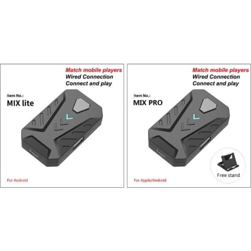 Portable Mobile Gaming Keyboard Mouse Converter Adapter MIX PRO / MIX LITE Device Tablet Density Shooting Space Saving