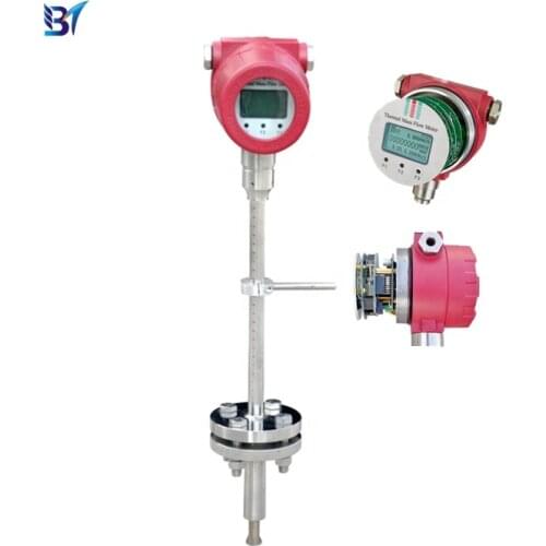 MODBUS Kaifeng Instrument Insertion Gas Air Flow Sensor High Temperature Thermal Mass Flow Meter