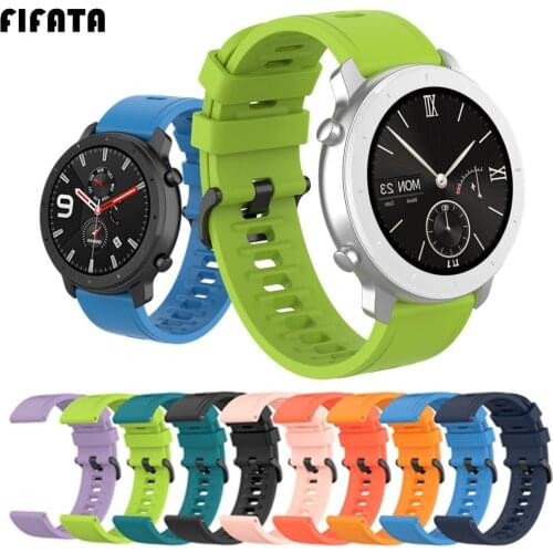 FIFATA Huami Amazfit Official Smart Wristband For Xiaomi Huami Amazfit GTS/Bip/GTR/Stratos 3/Pace 20 22MM Replacement Watch Band