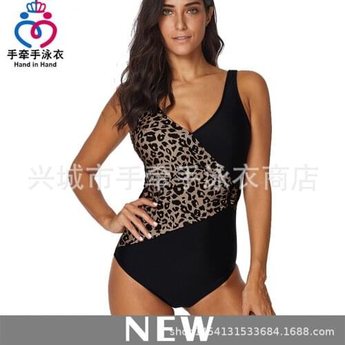 Sexy Leopard Sleeveless Vest Shoulder Belt One Piece Swimsuit Monokini Bathing Suit 45