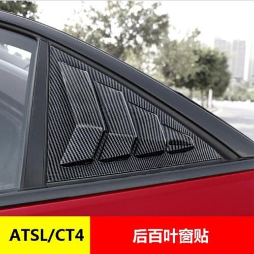 For Cadillac CT4 Spoiler High Quality Auto Parts Color Rear Window Body Grille Louver And Air Outlet Modification Accessories