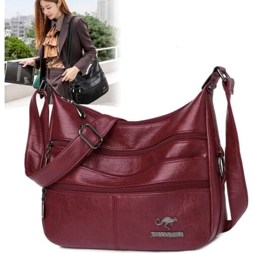 Capacity Female Shoulder Bag Sac A Main 2020 Hot Luxury Handbag Women Bags High Quality Leather Crossbody Bags Ladies Tote Large
