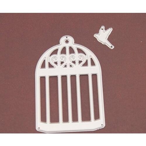 Die Cutting dies birdcage metal craft paper die Scrapbooking/DIY Embossing mould Easter New Year