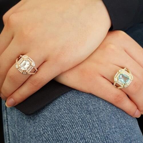 High Quality Elegant Uniq New 925 Sterling Silver Birthday Gift Ring Women Valentines Day Fine Jewelry Luxury Accessories