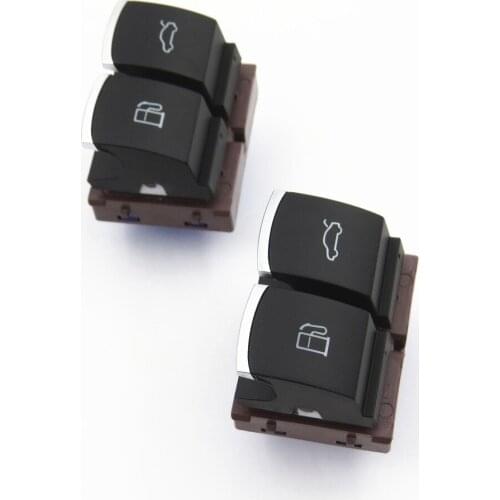 High quality Chrome Gas Door Fuel Tank Switch Trunk Luggage Button For VW Volkswagen Passat B6 B7 CC JETTA EOS 35D959903