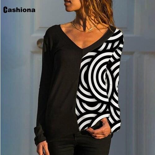 Plus size Women Elegant Leisure Casual Long T-shirt New Patchwork Womens Top Clothing 2021 Summer Model Tees shirt Femme 4XL