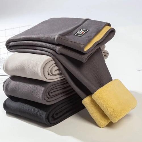 Winter Thicken Warm Add Cashmere leggings for women casual 8cm High waits slim stretch pencil pants big size Elastic leggings