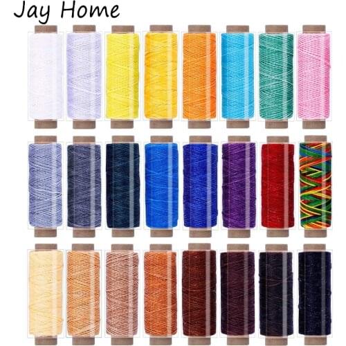 1Pc Sewing Waxed Thread 30M Stitching Polyester Leather Sewing Thread Leather Craft for Shoe Repairing Handcraft Sewing Projects