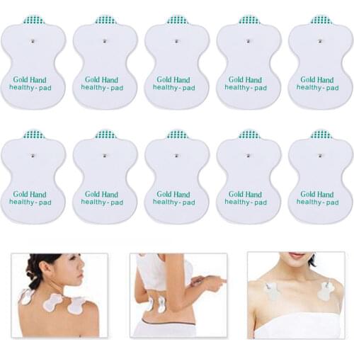 Electrode Pads Self Adhesive Replacement Tens Non-woven Fabric Physical Therapy ReusableTENS Unit Patches Pad Messager 10/20pcs