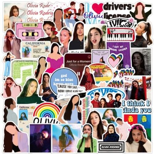 10/30/50Pcs/Set Olivia Palermo Kawaii Stickers For Chidren Toy Waterproof Sticker to DIY Laptop Bicycle Helmet Car Decals