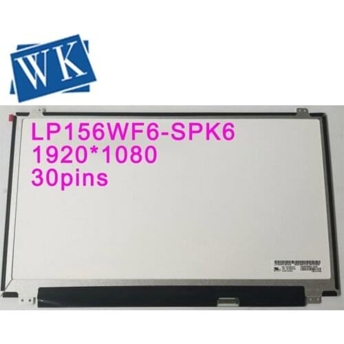 15.6" laptop LP156WF6-SPK6 LP156WF6 (SP)(K6) Matrix LCD Screen IPS FRU P/N 5D10N87379 FHD 1920X1080 LP156WF6 SPK6 Panel