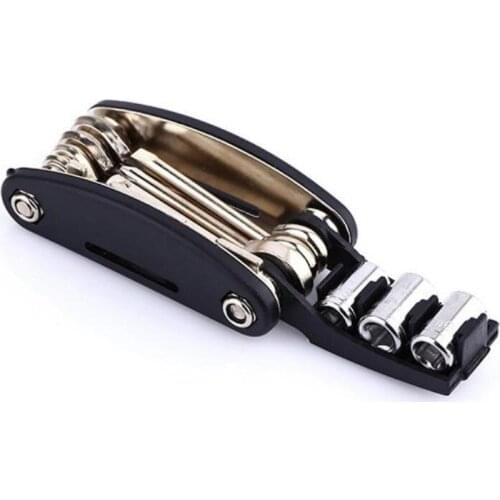 15 in 1 Multi Usage Bike Bicycle Repair Bike Tools Kit Hex Wrench Nut Tire repair Hex Allen Key Screwdriver Socket Extension Rod