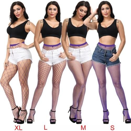 2019 Sexy Women Hollow Out Pantyhose 13 Colors Women Tights Stocking Fishnet Stockings Club Party Hosiery Calcetines Female Mesh