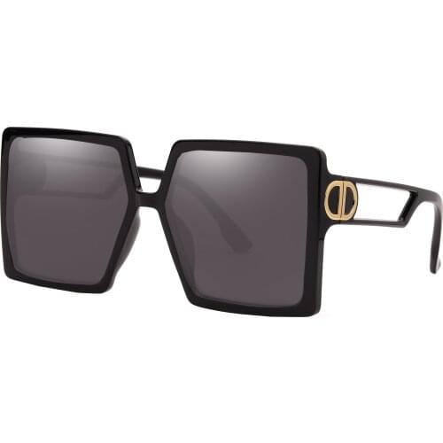 2021 Style Sunglasses Square Women Sun Glasses Female Eyewear Eyeglasses Plastic Frame Clear Lens UV400 Shade Fashion Driving