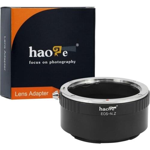 Haoge Manual Lens Mount Adapter for Canon EOS EF EFS EF-S Lens to Nikon Z Mount Camera Such as Z6 Z7