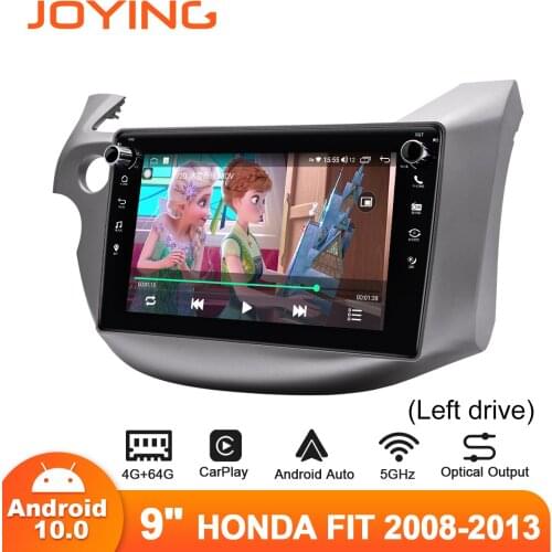 Joying 9 Inch Android Car Radio With Display Central Multimedia Player 1 din Head Unit For 2008-2013 Honda Fit Autoradio Stereo