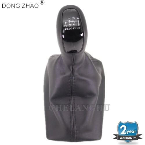 For Mercedes-Benz W211 S211 E320 E350 E500 2003 2004 2005 2006 2007 2008 2009 Car 6 Speed Gear Shift Knob Leather Boot ELEGANCE