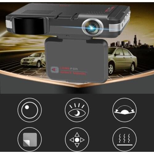J60F VG1 2 in 1 Car DVR Vehicle Raders Detector Kit 140° Wide Angle Camera 1080P High-definition Automobile Data Recorder