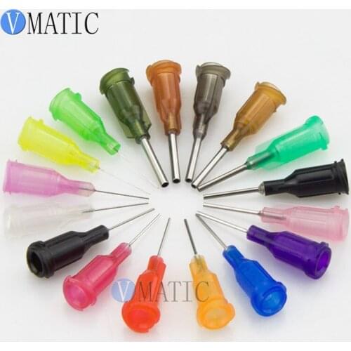 Free Shipping Wholesales General Purpose Needle 14/15/16/18/20/21/22/23/25/27G 1/2 Inch Luer Lock Blunt Dispense Needles 1000pcs