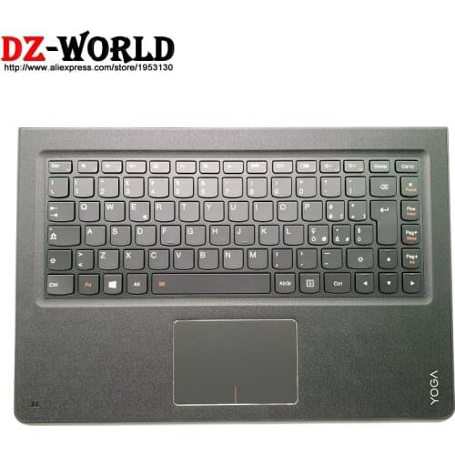 New Palmrest Upper Case With Italy Backlit Keyboard Touchpad for Lenovo Ideapad Yoga 900-13ISK ISK2 Laptop C Cover 5CB0K48450