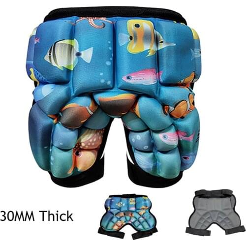 30MM Thick Children Bmx Hip pad Cycling Riding MTB Motocross Motorcycle hip pad Downhill Protection Gear