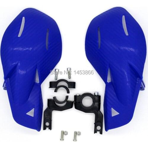 Blue 22mm Motorcycle Aluminium Handguards Hand Guards For Honda Suzuki Dirt For MX ATV