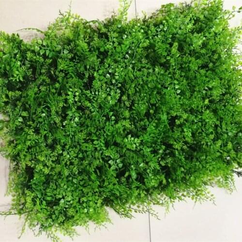 Artificial Plastic Wild Grass Design Turf 60cmX40cm Thick Grass Lawn for Greenery Wall Supermarket Shop Background Decoration