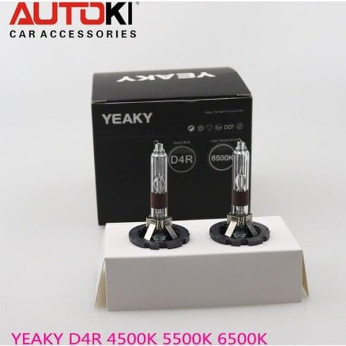 Autoki Yeaky Series 35W Super Brightness HID Xenon Bulb D4R/D4S HID lamp for replacement halogen bulb 4500K 5500K 6500K