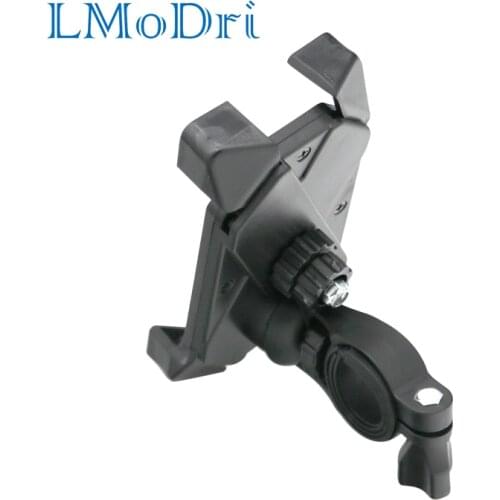 LMoDri Motorcycle Phone Holder 360 Degree Rotating Universal Bicycle Bracket Motorbike Holder for iPhone Samsung GPS