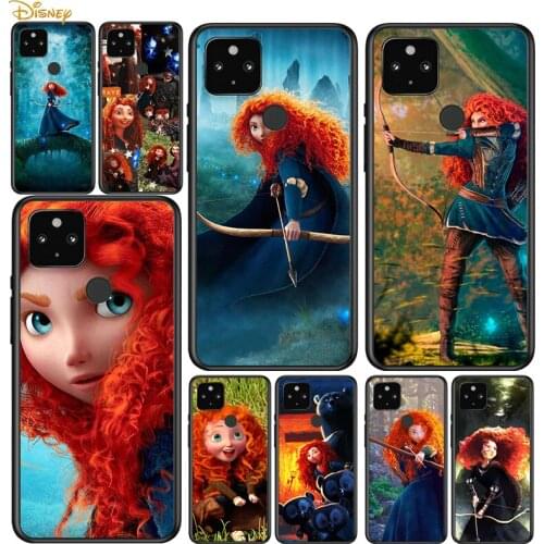 Merida Brave Shockproof Cover for Google Pixel 5 5A 4 4A XL 5G Black Phone Case Shell Soft Fundas Coque Capa
