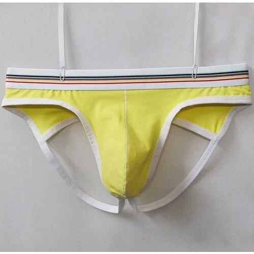 Men Sexy Underpants Briefs Breathable Comfortable Fashion Fashionable Hollow Out U Convex Pouch Micro Bikini Gay Underwear 2021