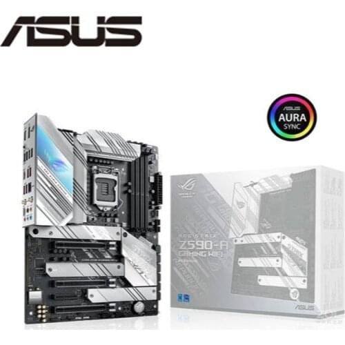 NEW For Asus ROG STRIX Z590-A GAMING WIFI Motherboard LGA 1151 Z590 Overlocking Support i3 i5 i7 10100F 10400F 10400 10700K