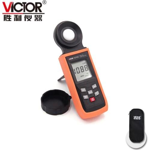 New arrival VICTOR VC1010C Digital Lux Meter Photo Light Meter Lumens Test 0.1~100x2000 Lux