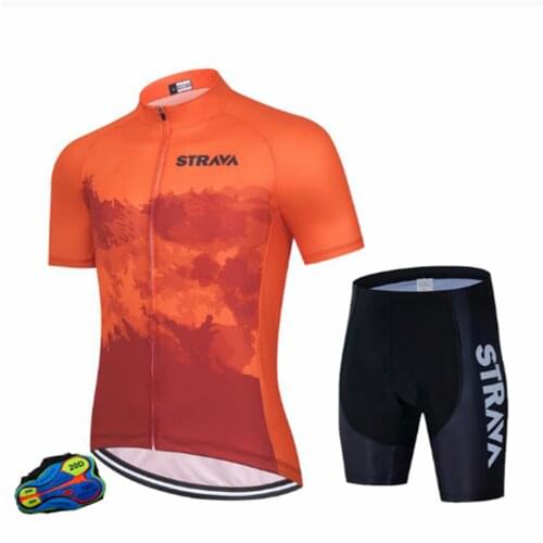New STRAVA Jumpsuits Cycling Wear Bike Clothing Pro Bicycle Jersey Sportswear Maillot Ropa Ciclismo Cycling Jersey Set
