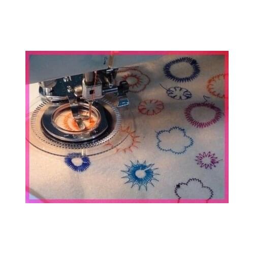 Disc pattern embroidery presser household electric sewing machine embroidery accessories Multifunction 3700L