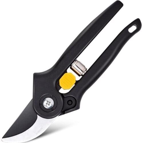 7.5 Inch Pruning Shears, 18mm Max Cutting Diameter, Garden Pruner with Alloy Steel Blade, Plastic Handle, Hand Pruners Scissors