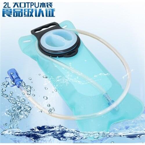 2l Water Bag Outdoor Travel Sports Folding Riding Drinking Tpu