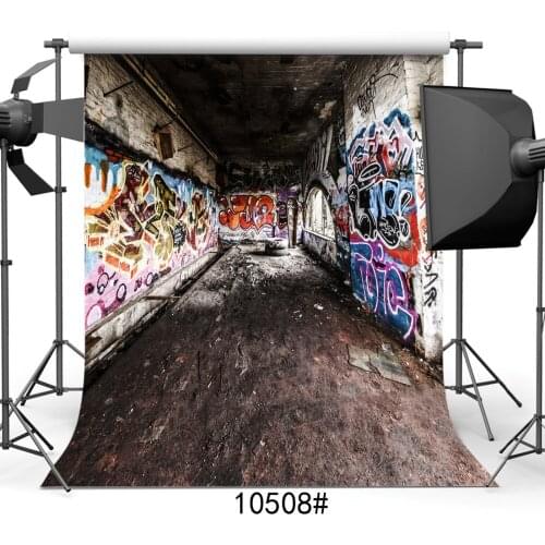 Indoor Graffiti Photography Background Photo Background for Fond Studio Art Fabric Photo Background For Photo Studio Vinyl 3D