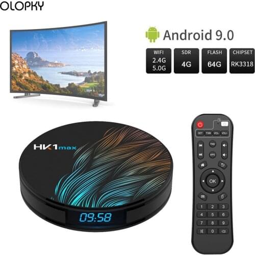 2.4G/5G Wifi Android TV Box Android 9.0 RK3318 Smart TV Box 4GB RAM 64GB Youtube 4K H.265 BT4.0 Play store Netflix Media Player