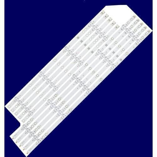 10pcs LED backlight bar for 50PUS6201 50PUS7383 50PUS6162 50PUS6262 50PUS6503 50PUS6753 TPT500U1-QVN03.U LB50082 LB50086 LB50089